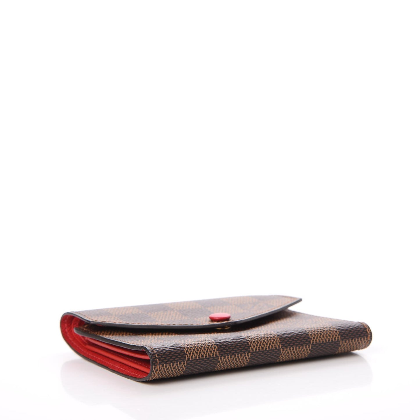 Damier Ebene Victorine Wallet Red