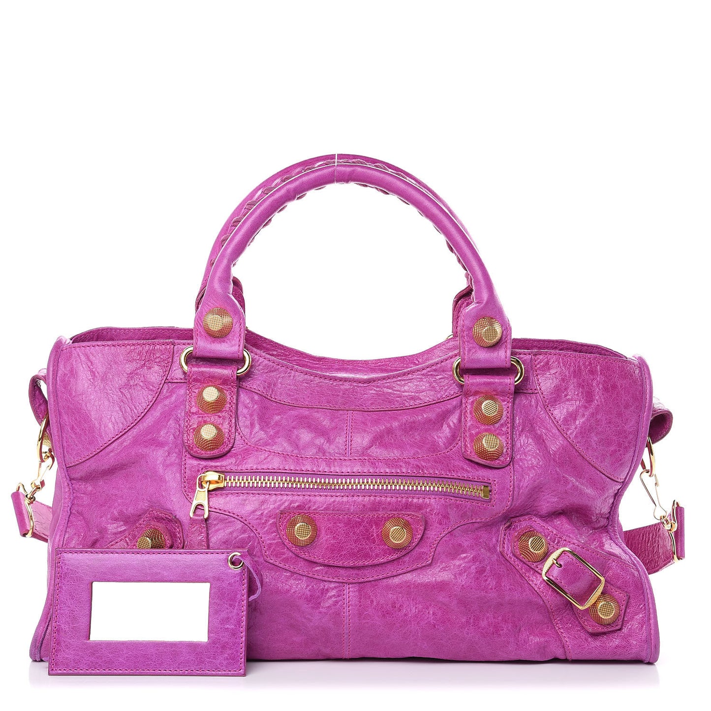 Agneau Giant 21 Gold Hardware Part Time Magenta