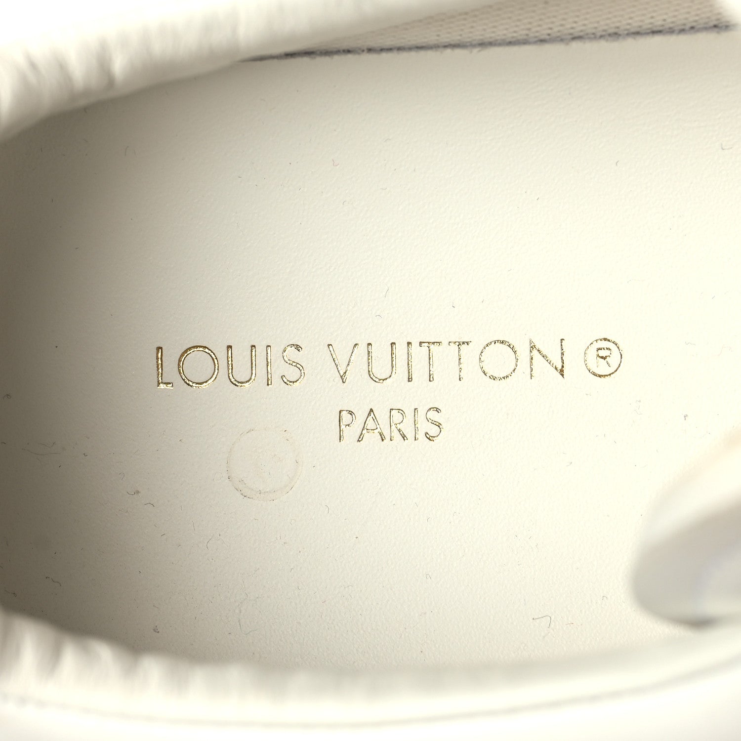 Louis Vuitton Calfskin Luxembourg Samothrace Mens Sneakers 9.5 White Blue 8 of 11