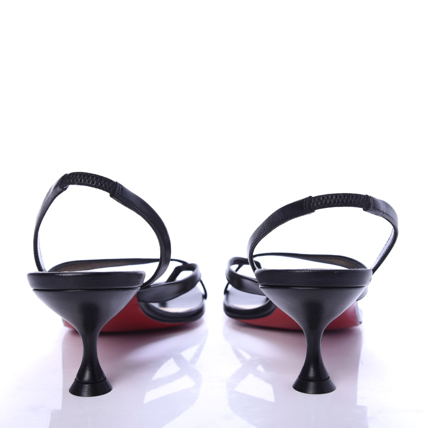 Christian Louboutin Kid Taralita 55 Thong Sandals 40 Black 6 of 9