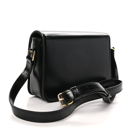 Celine Shiny Calfskin Teen Triomphe Black 3 of 9