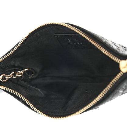 Gucci Microguccissima Key Ring Coin Case Black 5 of 9