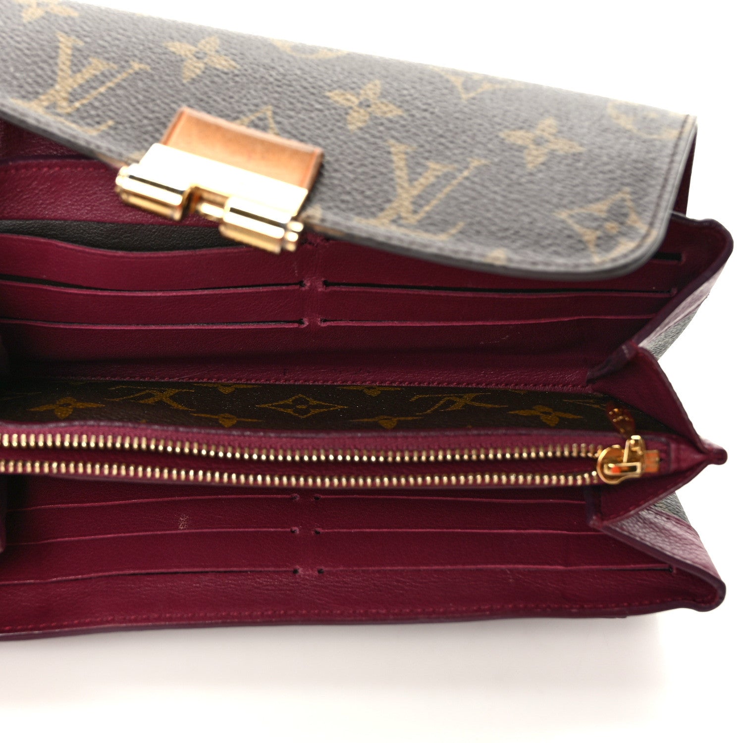 Louis Vuitton Monogram Elysee Wallet Aurore 5 of 8