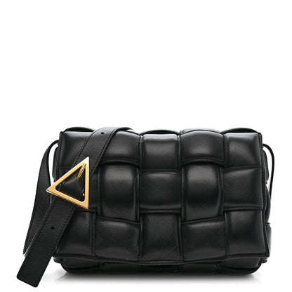 Bottega Veneta Nappa Maxi Intreccio Padded Cassette Crossbody Bag Black 1 of 11