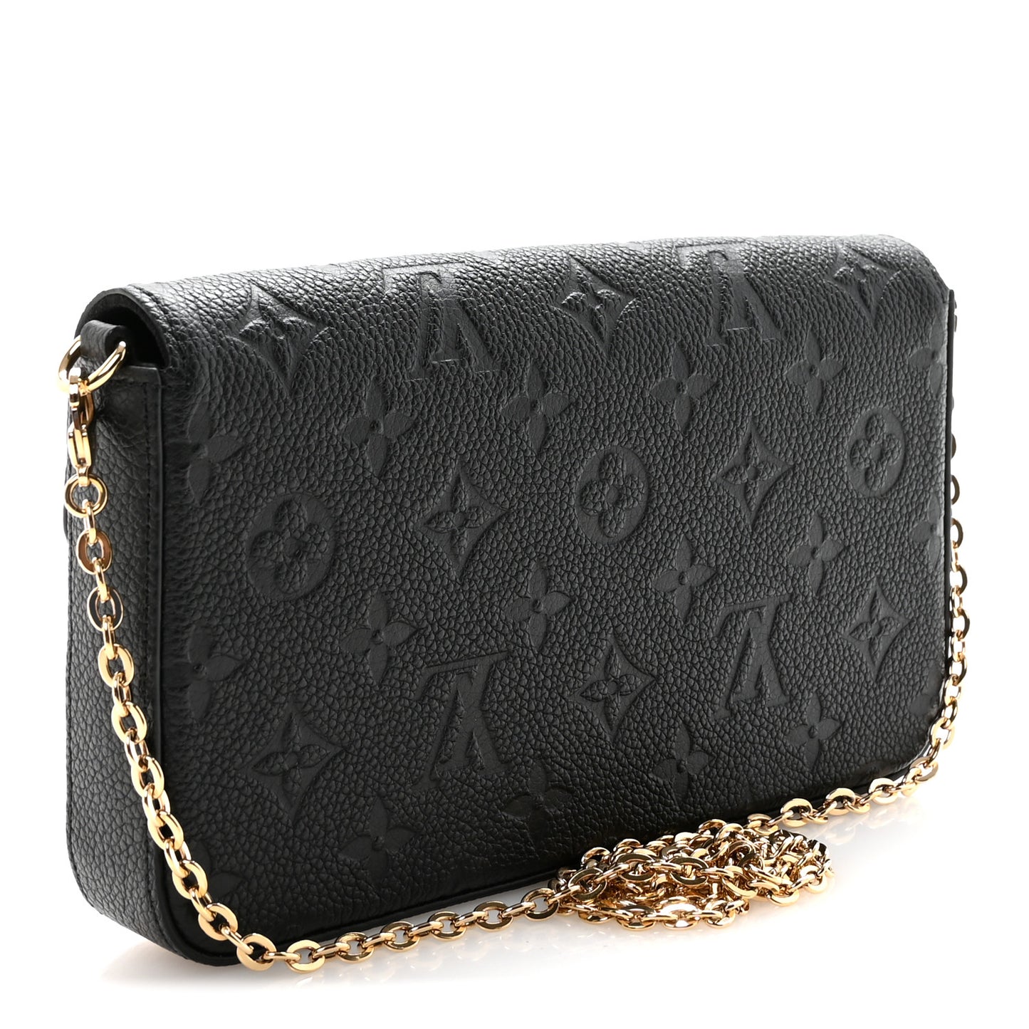 Empreinte Pochette Felicie Chain Wallet Black