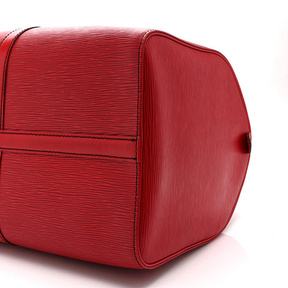 Louis Vuitton Epi Keepall 50 Castillan Red 10 of 11