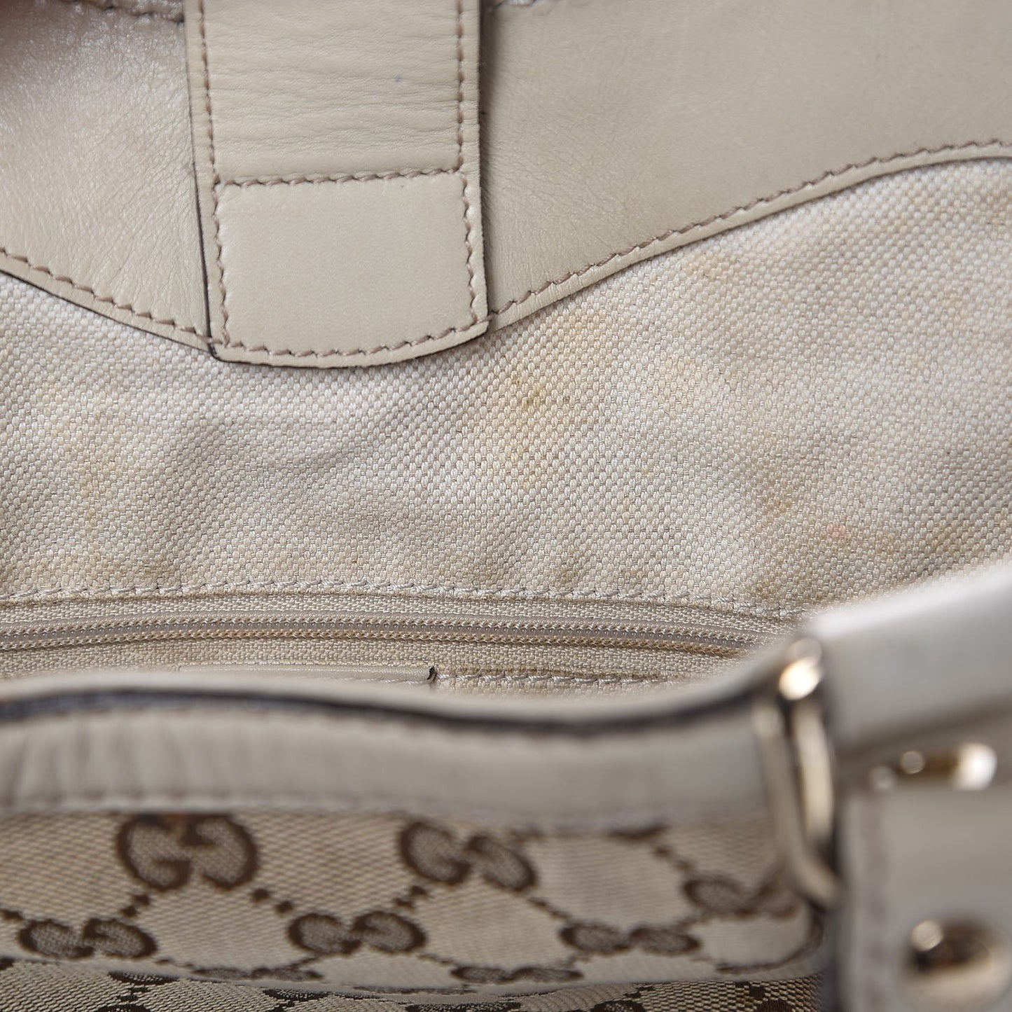 Monogram Medium Sukey Tote Off White