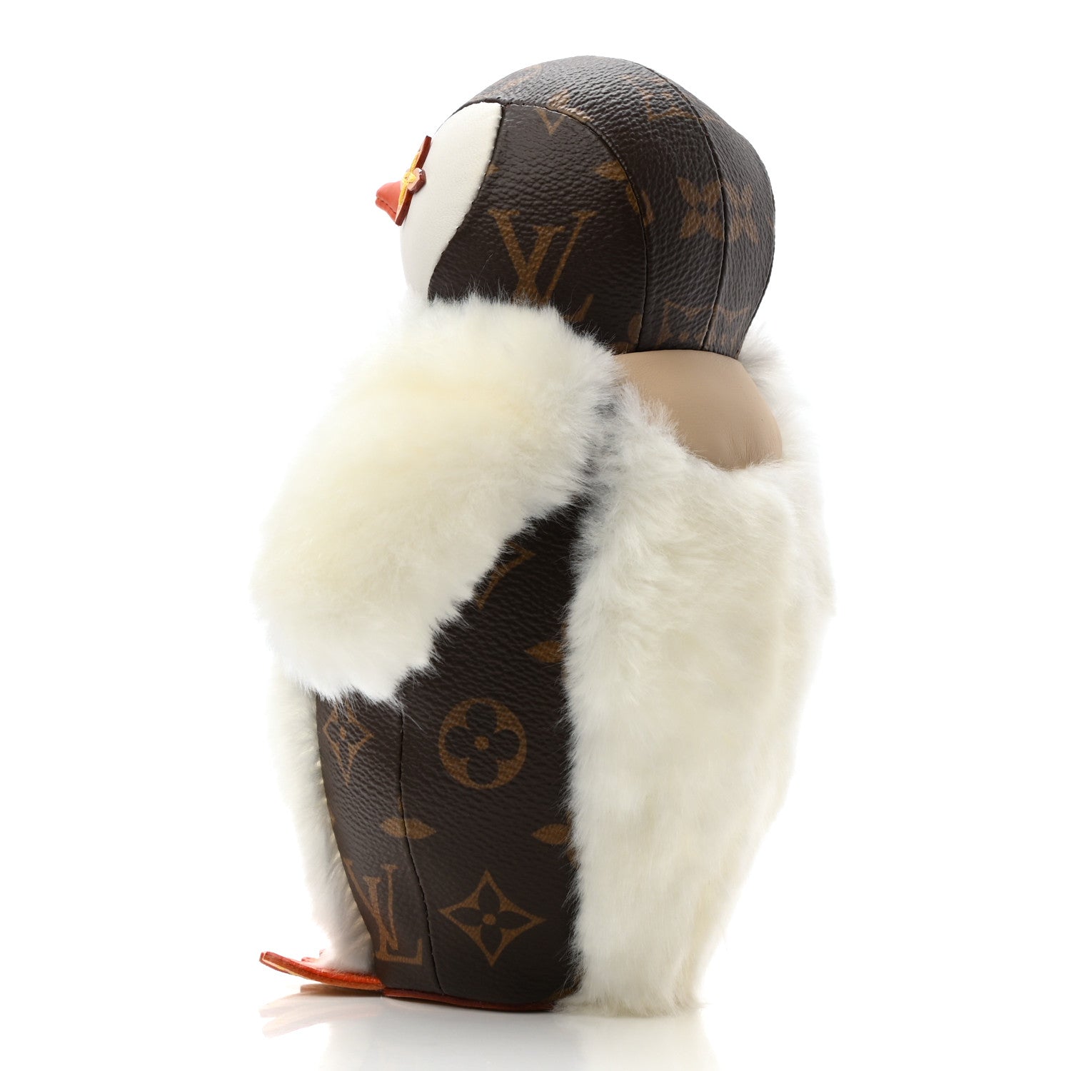 Louis Vuitton Calfskin Monogram Doudou Penguin Ernest Beige 2 of 5