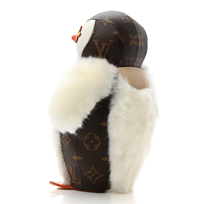 Louis Vuitton Calfskin Monogram Doudou Penguin Ernest Beige 2 of 5