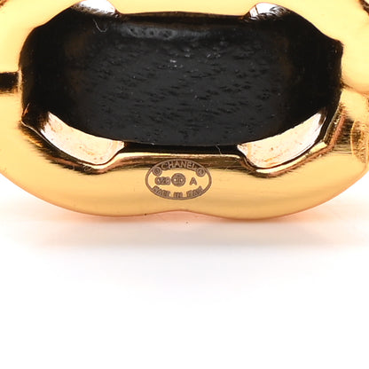 Chanel Lambskin More Is More Cuff Bracelet Black Gold 4 of 4
