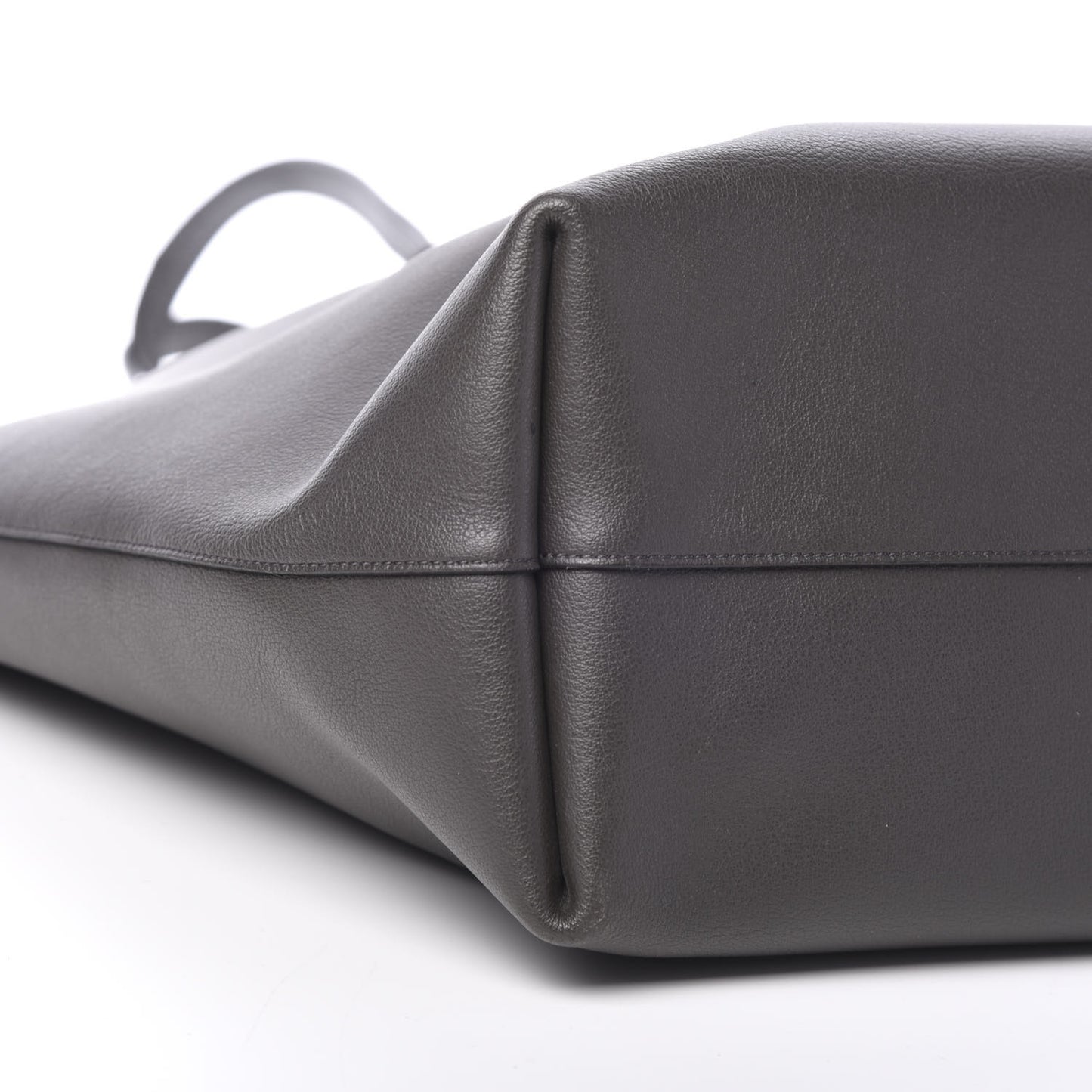 Calfskin Large Shopping Tote Dark Grey