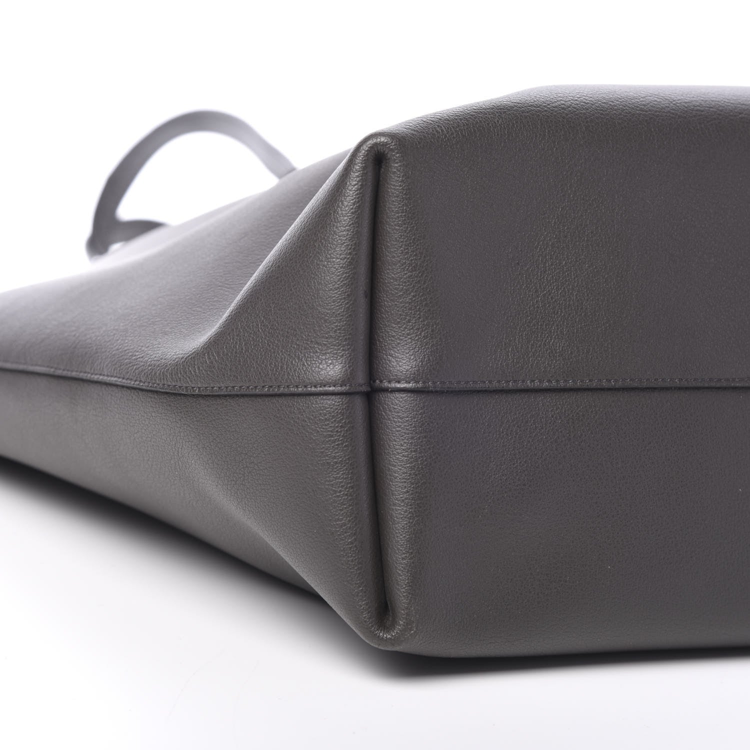 Saint Laurent Calfskin Large Shopping Tote Dark Grey 9 of 16