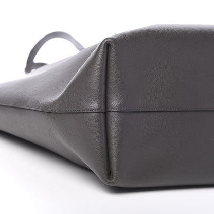Saint Laurent Calfskin Large Shopping Tote Dark Grey 9 of 16