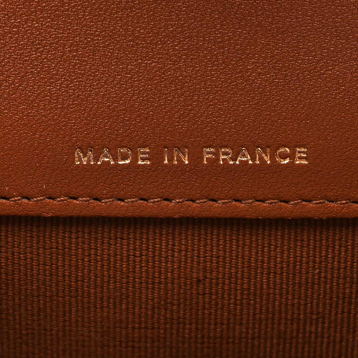 Lambskin Quilted Flap Card Holder Wallet Brown