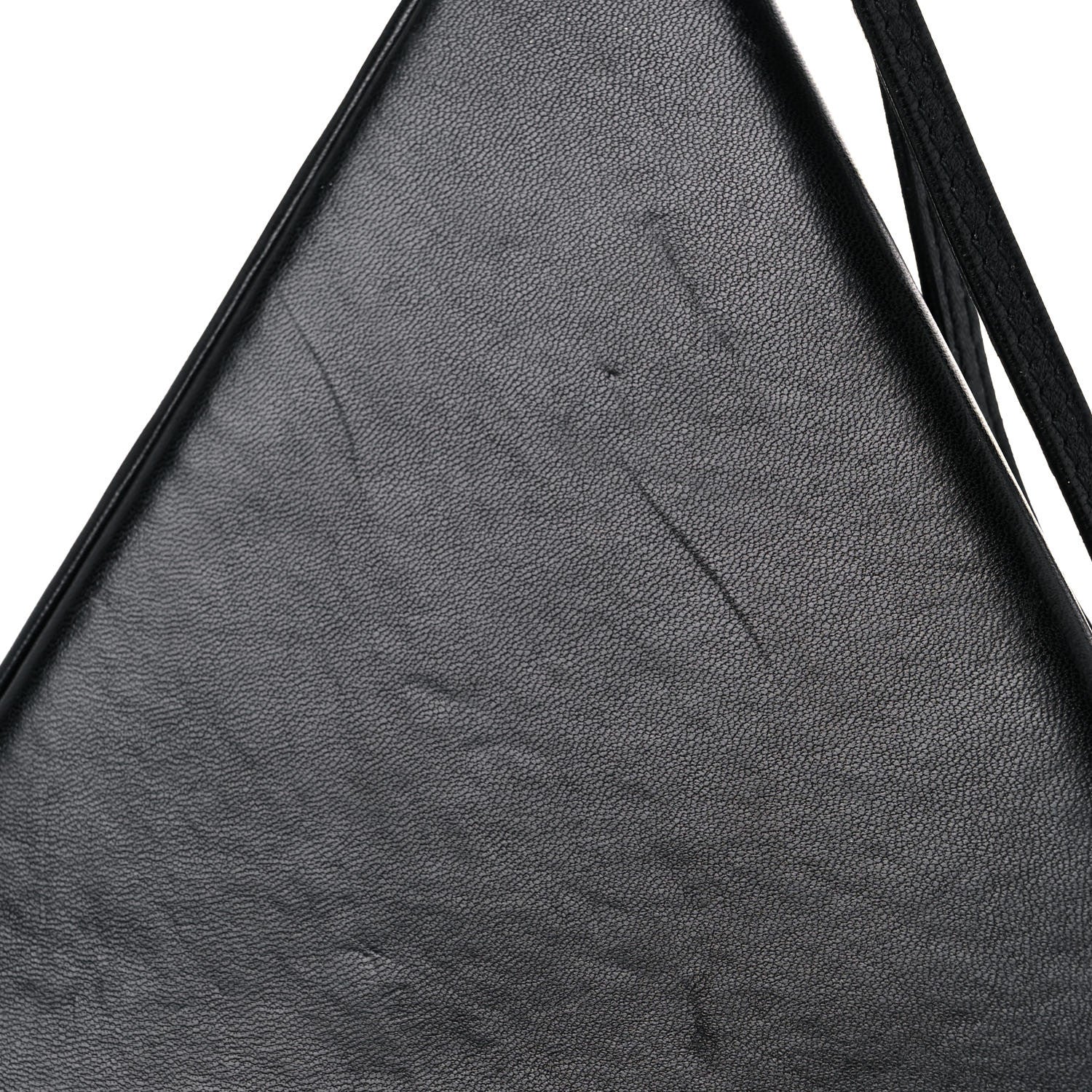 Saint Laurent Lambskin Pyramid Clutch Black 18 of 21