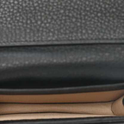 Chloe Calfskin Alphabet Card Holder Black 5 of 8