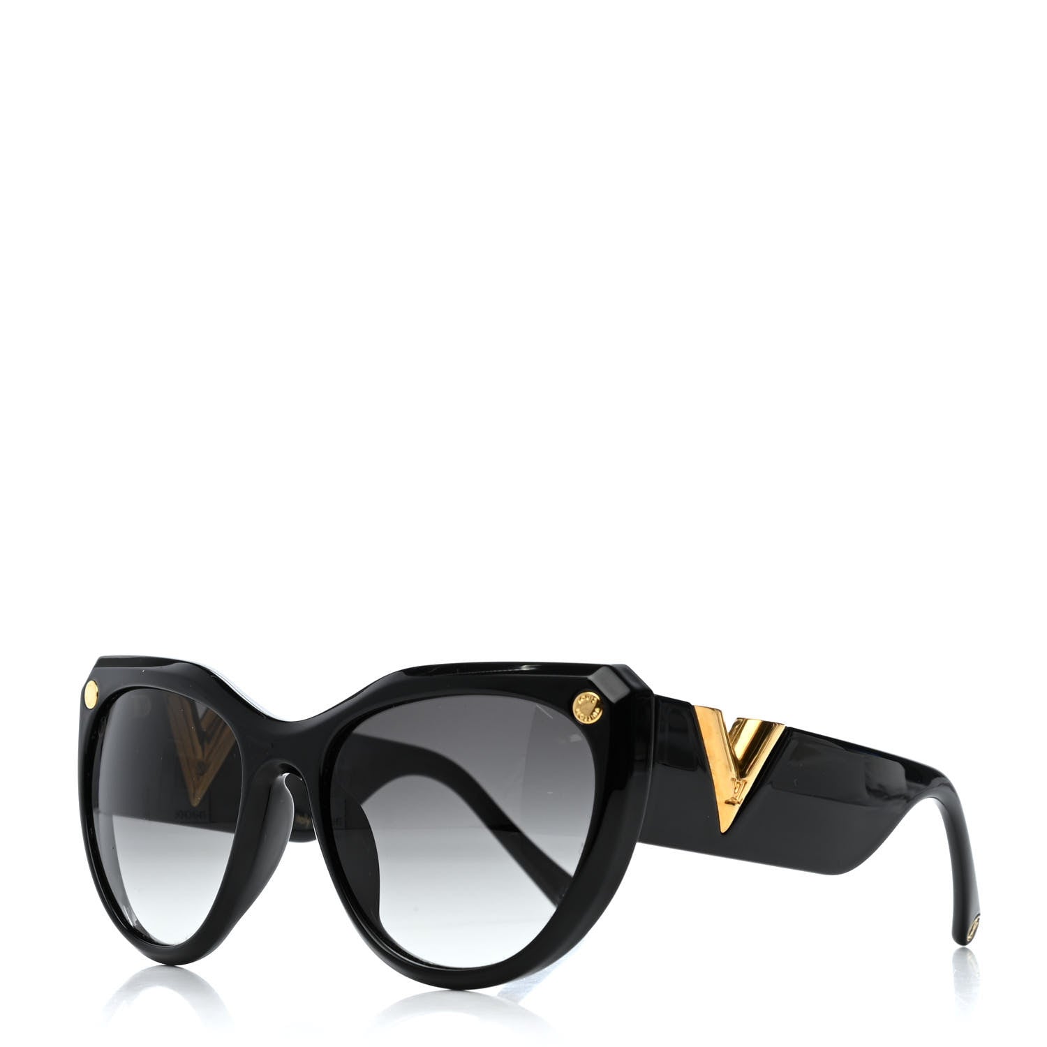 Louis Vuitton Acetate My Fair Lady Sunglasses Z1254E Black 800266
