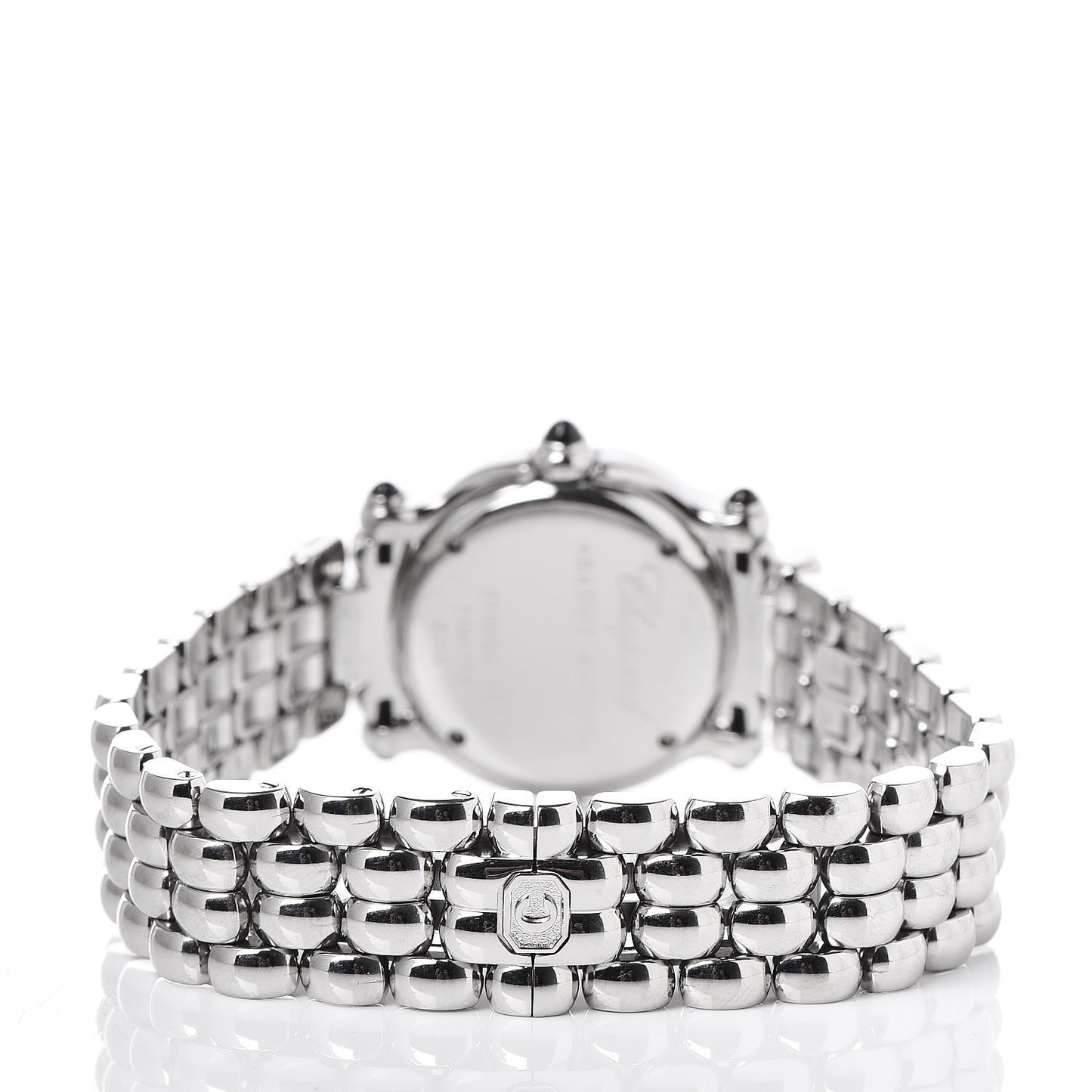 Stainless Steel 5 Diamond 26mm Happy Sport Quartz Watch