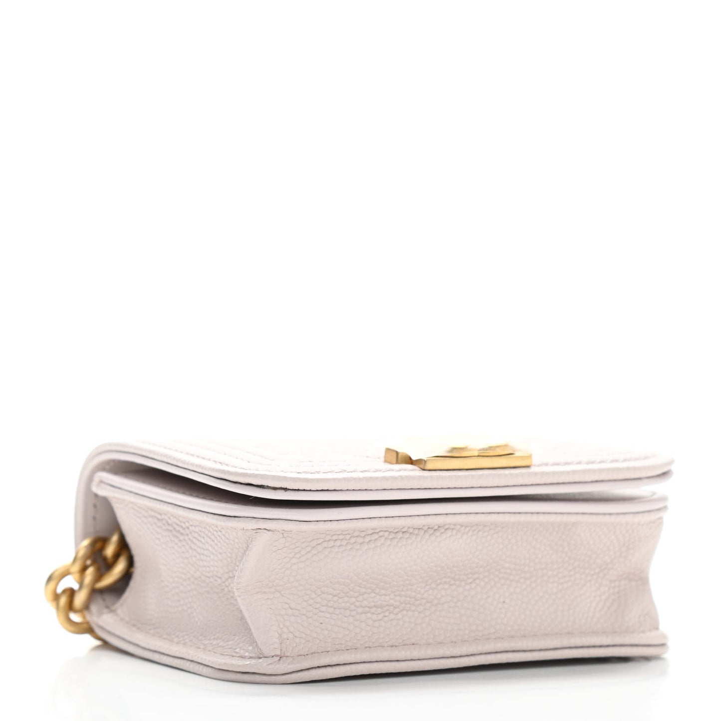 Caviar Chevron Boy Flap Waist Belt Bag Light Purple