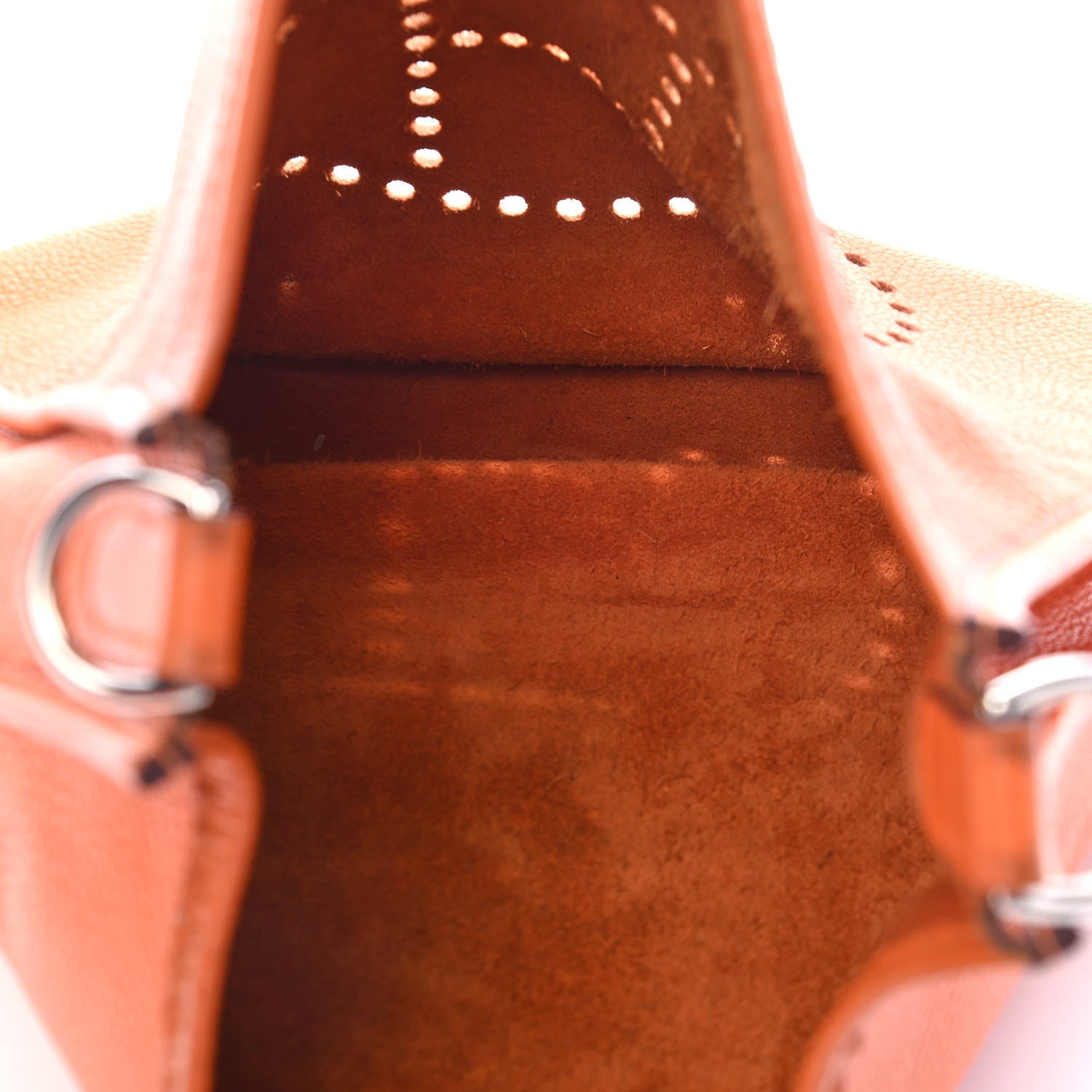 Hermes Taurillon Clemence Evelyne PM Orange 5 of 10