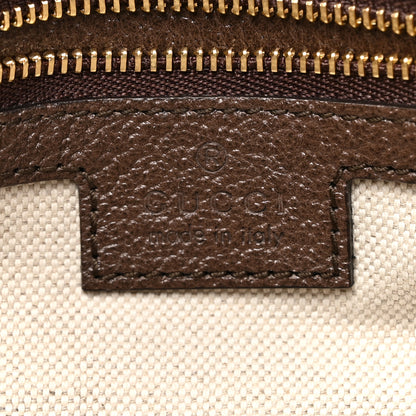 Gucci GG Supreme Monogram Textured Dollar Calfskin Blondie Chain Shoulder Flap Bag Beige Ebony New Acero 6 of 11