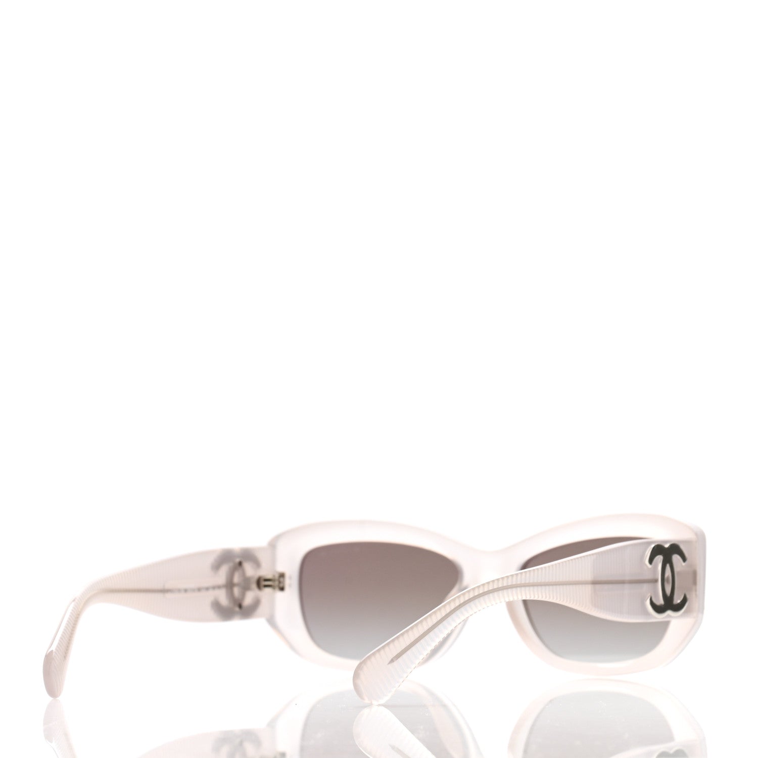 Chanel Acetate Rectangle Sunglasses 5493 Grey 4 of 8