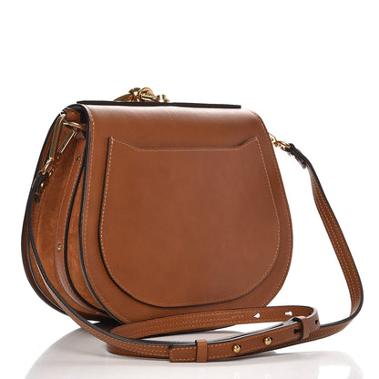 Chloe Calfskin Suede Medium Nile Bracelet Bag Caramel 3 of 7