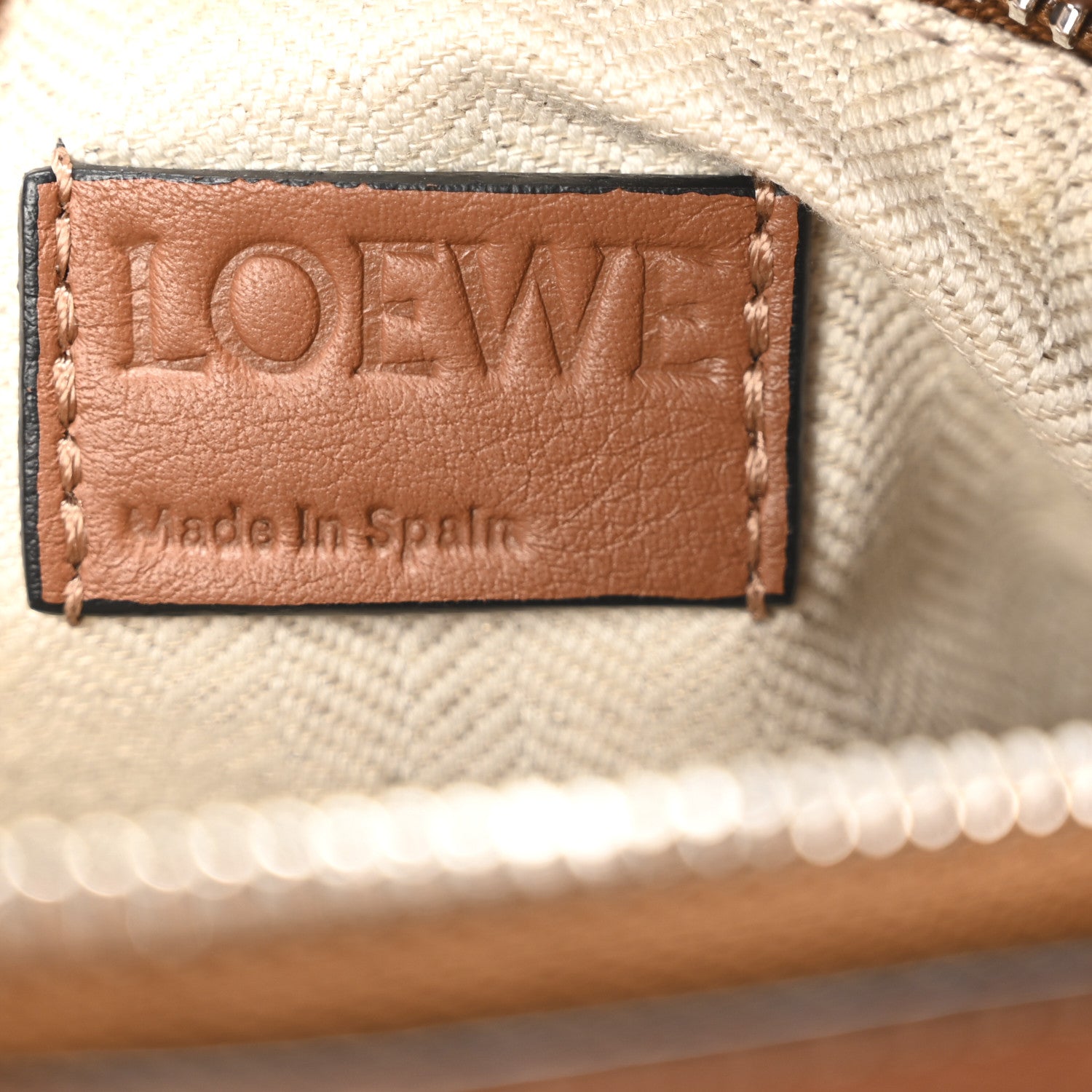 Loewe Calfskin Small Puzzle Bumbag Tan 6 of 9