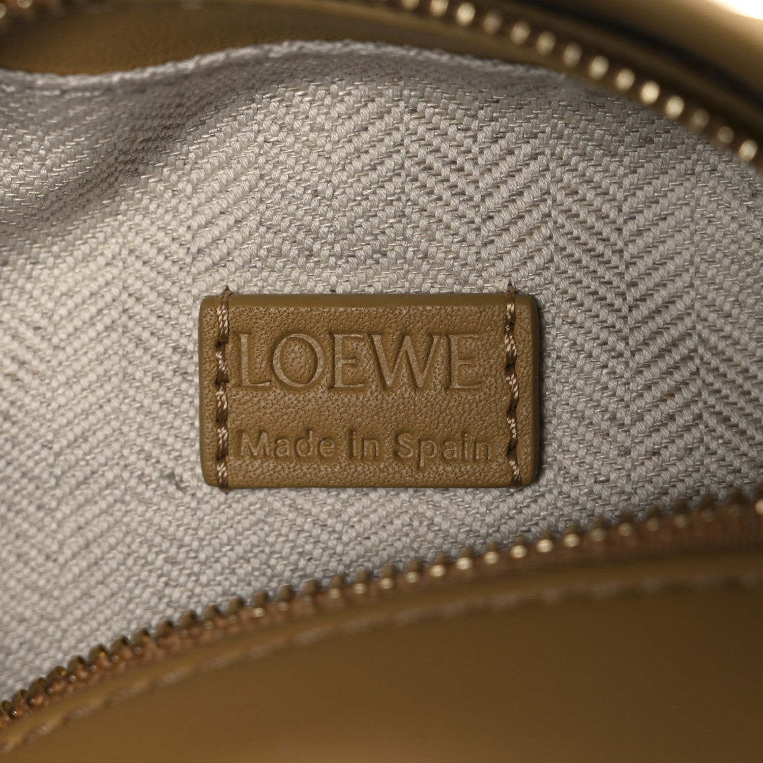 Loewe Calfskin Mini Puzzle Edge Bag Sahara 1744206 – FASHIONPHILE
