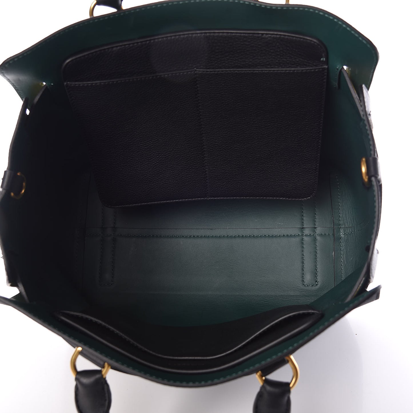 Soft Grain Calfskin Medium Belt Bag Black Yellow