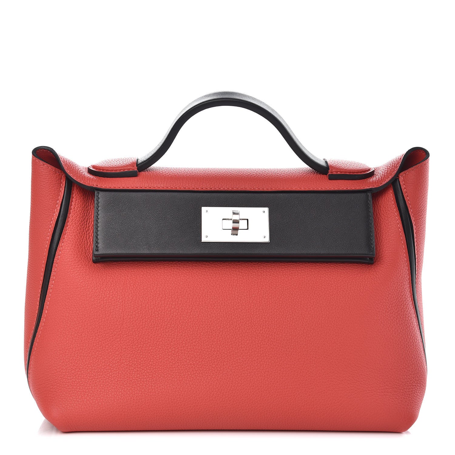 Hermes Togo Swift 24/24 29 Rouge Pivoine Black 1 of 11