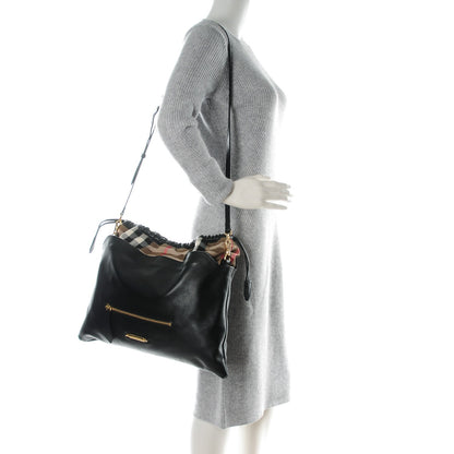 Burberry Calfskin House Check Big Crush Black 2 of 10