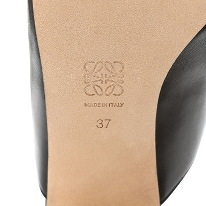 Loewe Calfskin Anagram Mules 37 Black 8 of 8