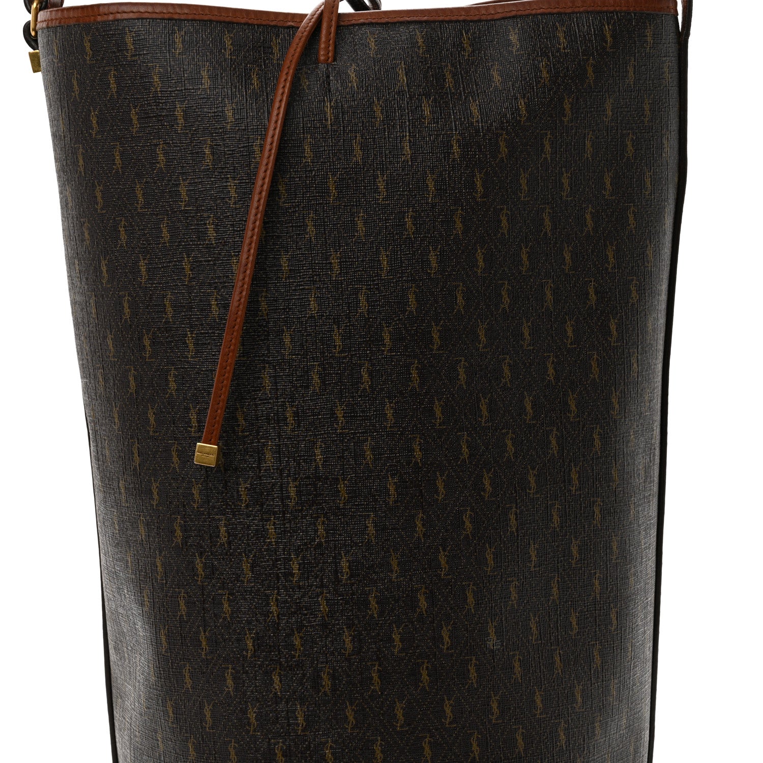 Saint Laurent Le Monogramme Bucket Bag Chocolate Brun 9 of 17