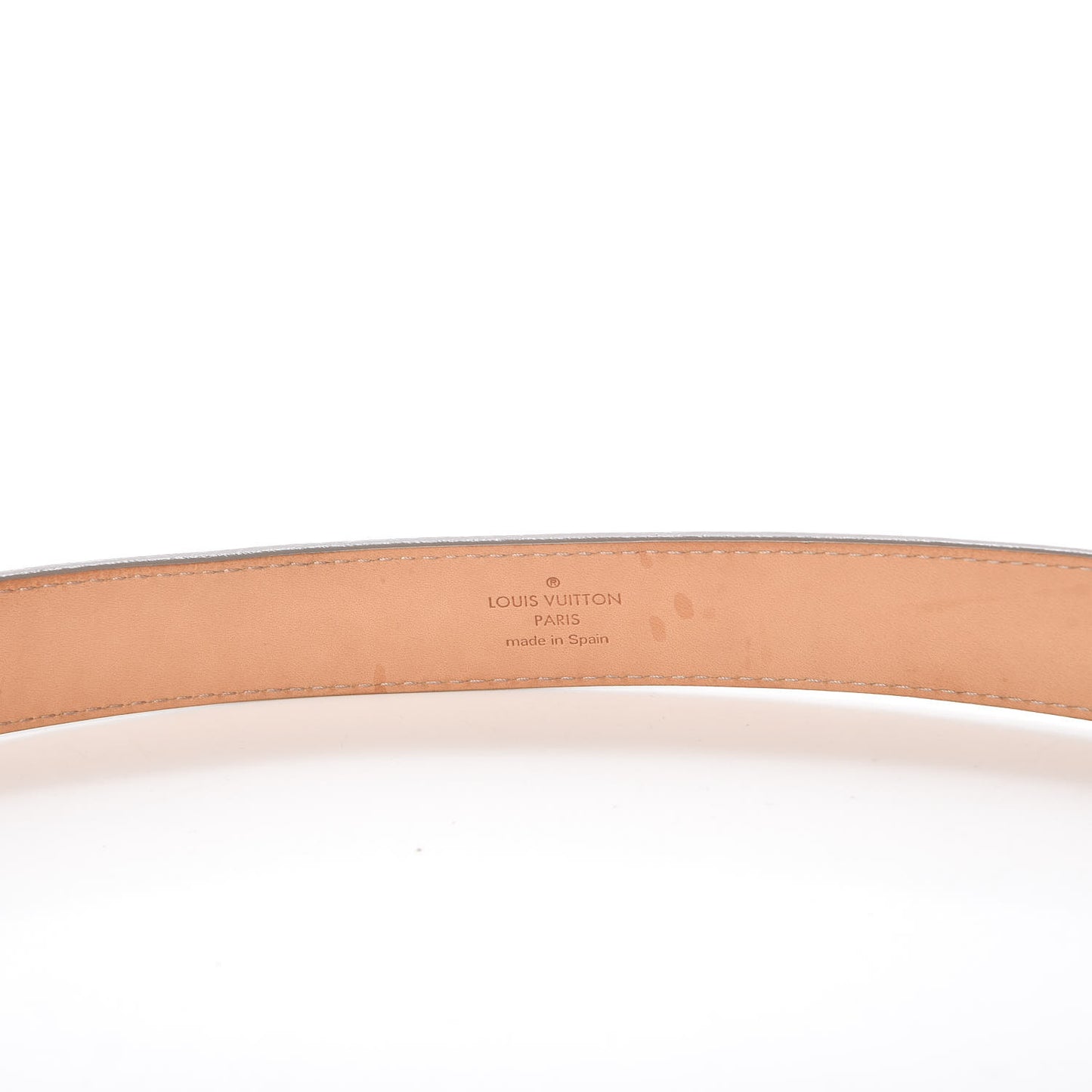 Epi 30mm LV Initiales Belt 85 34 Ivory