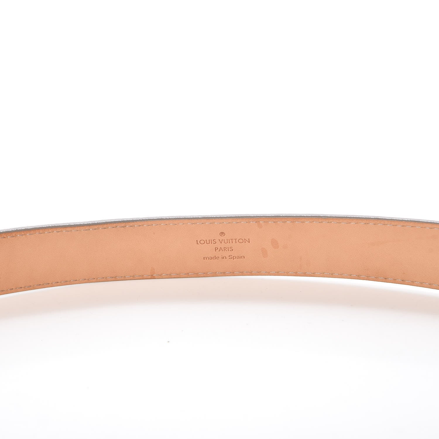 Louis Vuitton Epi 30mm LV Initiales Belt 85 34 Ivory 5 of 10