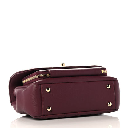 Chanel Caviar Quilted Medium Business Affinity Flap Burgundy 4 of 10