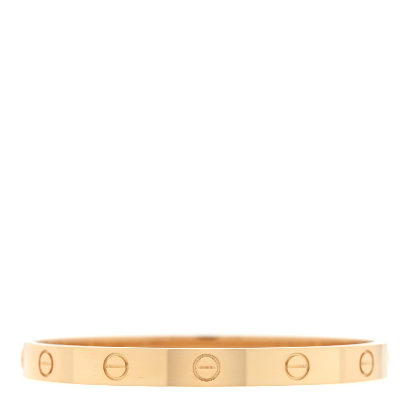18K Yellow Gold LOVE Bracelet 17