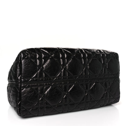 Christian Dior Crinkled Calfskin Macrocannage Large Toujours Black 5 of 10