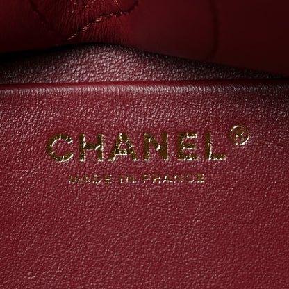 Chanel Grained Calfskin Small Souplissimo Maxi Flap Burgundy 6 of 10
