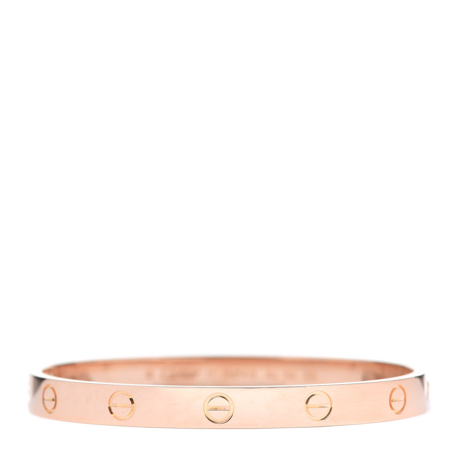 18K Pink Gold LOVE Bracelet 17