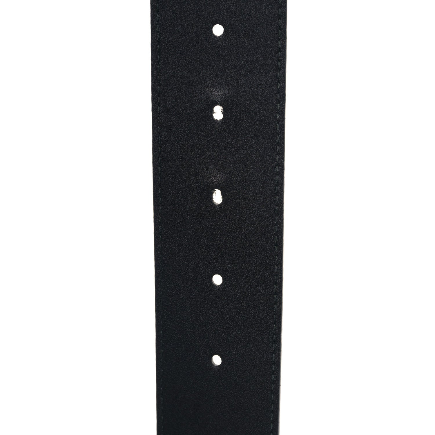 Gucci Textured Calfskin Double G 40mm Belt 90/36 Dark Cocoa 4 of 5