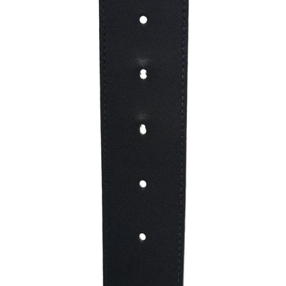 Gucci Textured Calfskin Double G 40mm Belt 90/36 Dark Cocoa 4 of 5