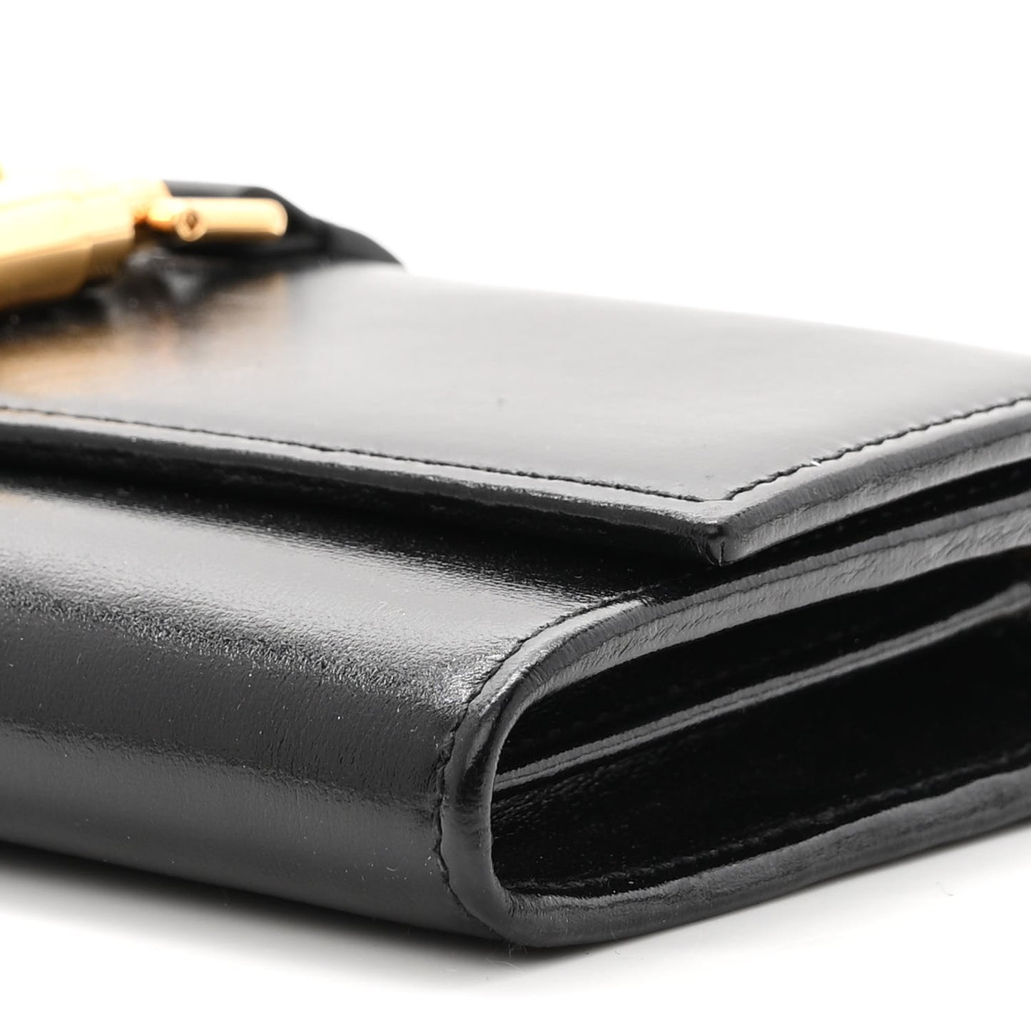 Calfskin Jackie 1961 Chain Wallet Black