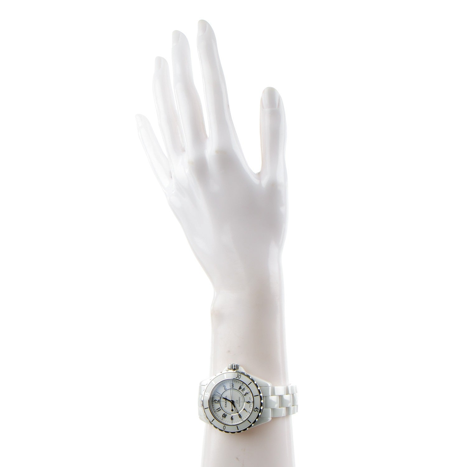 Chanel Stainless Steel Ceramic 38mm J12 Automatic Watch White 2 of 8