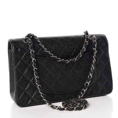 Chanel Caviar Quilted Medium Double Flap Black 3 of 13