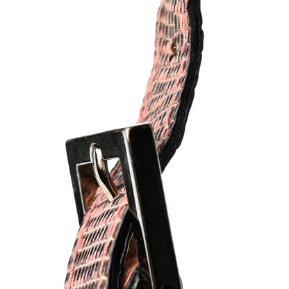Fendi Lizard Zucca Embroidered Mama Baguette Pink Multicolor 15 of 16