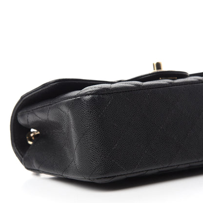 Chanel Caviar Quilted Mini Rectangular Flap Black 6 of 11