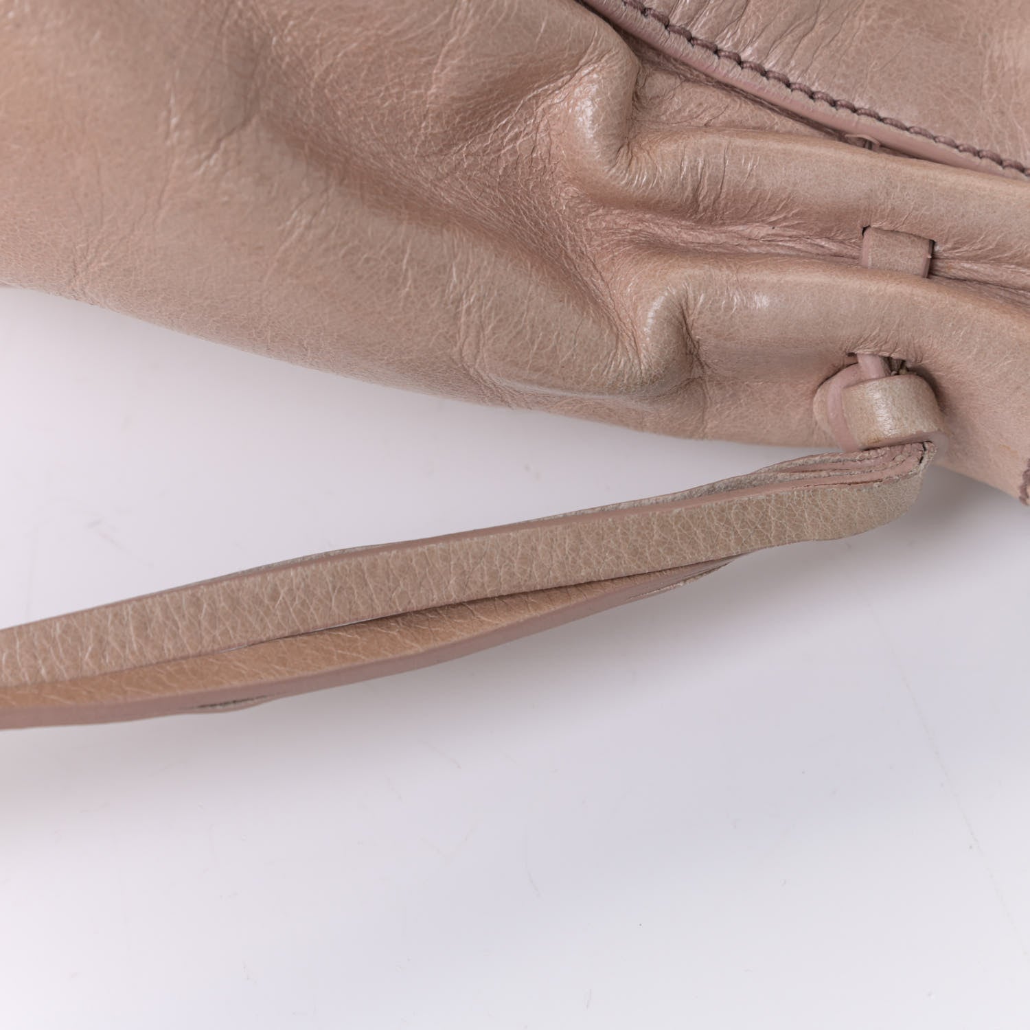 Miu Miu Vitello Shine Top Handle Satchel Mughetto 15 of 16