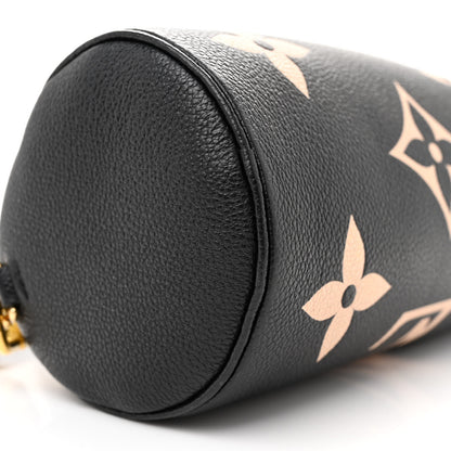 Louis Vuitton Empreinte Monogram Giant Papillon BB Black Beige 8 of 10